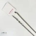 زنجیر کارتیه 3 میل نقره ای ژوپینگ - تصویر 3