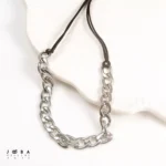 گردنبند نخی زنجیر نقره ای ژوپینگ