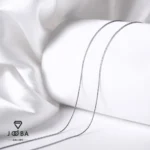 زنجیر نازک 60 سانتی نقره ای ژوپینگ - تصویر 3